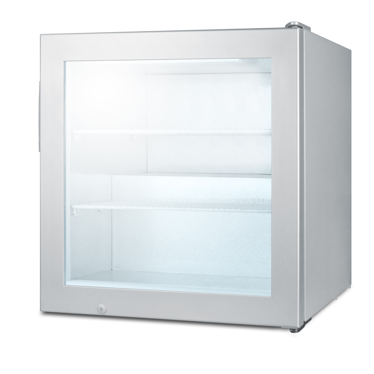 Commercial beer froster with glass door and digital thermostat